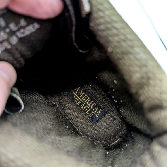 Vintage Women's 9 (40) American Eagle Rawhide & Tanned Leather Splash Duck Boots - Picture 6 of 7